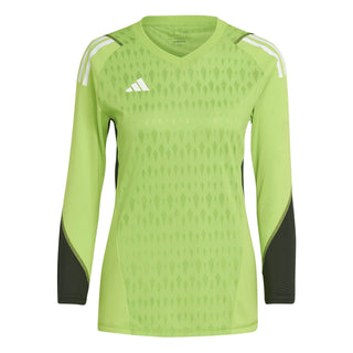 adidas Goal Keeper Jersey adidas Tiro 23 Womens Pro GK Shirt - Team Semi Solar Green 2/White