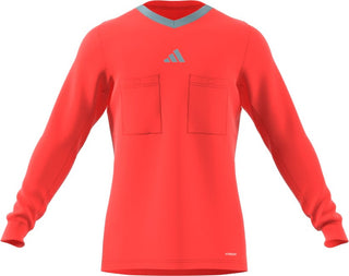 adidas Jersey adidas 3 Stripe Referee 22 LS Shirt - App Solar Red