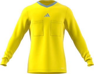 adidas Jersey adidas 3 Stripe Referee 22 LS Shirt - Bright Yellow