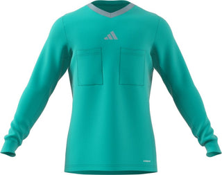 adidas Jersey adidas 3 Stripe Referee 22 LS Shirt - Mint Rush