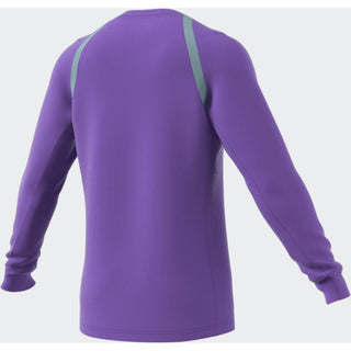 adidas Jersey adidas 3 Stripe Referee 22 LS Shirt - Purple Rush