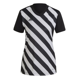 adidas Jersey adidas Entrada 22 Womens GFX SS Shirt - Black/White