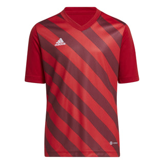 adidas Jersey adidas Junior Entrada 22 GFX SS Shirt - Team Power Red/Shadow Red