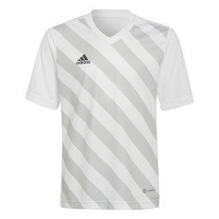 adidas Jersey adidas Junior Entrada 22 GFX SS Shirt - White/Team Light Grey