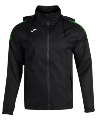 Joma Coat Joma Trivor RainJacket - Black / Green Flour