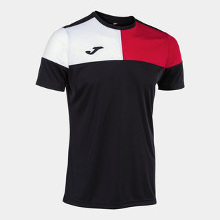 Joma Jersey Joma Kids Crew V Short Sleeve Jersey Black Red White