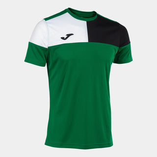 Joma Jersey Joma Kids Crew V Short Sleeve Jersey Green Black White