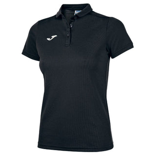Joma Polo Joma Womens Hobby Short Sleeve Polo Shirt - Black