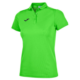 Joma Polo Joma Womens Hobby Short Sleeve Polo Shirt - Green Fluor