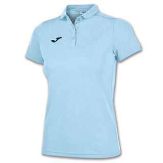 Joma Polo Joma Womens Hobby Short Sleeve Polo Shirt - Sky Blue