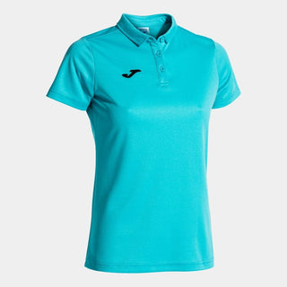 Joma Polo Joma Womens Hobby Short Sleeve Polo Shirt - Turquoise