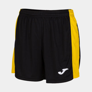 Joma Shorts Joma Womens Black-Yellow Maxi Shorts
