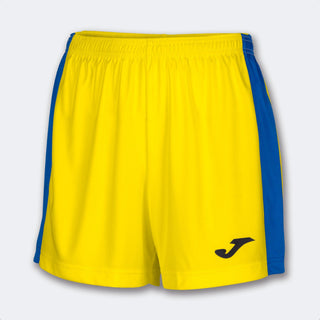 Joma Shorts Joma Womens Maxi Short Yellow-Royal Blue