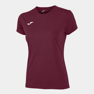 Joma T-Shirt Joma Womens S/S T-Shirt Combi Burgundy Women