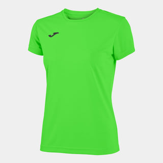 Joma T-Shirt Joma Womens T-Shirt Combi Green Fluor S/S