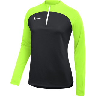 Nike 1/4 Zip Nike Womens Academy Pro 1/4-Zip - Black / Volt