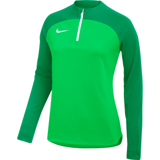 Nike 1/4 Zip Nike Womens Academy Pro 1/4-Zip - Green Spark