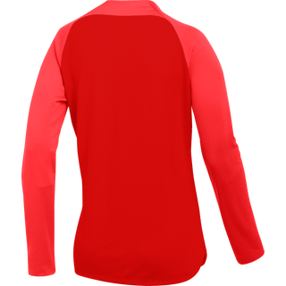 Nike 1/4 Zip Nike Womens Academy Pro 1/4-Zip - Red / Bright Crimson