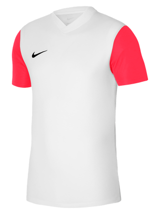 Nike Jersey Nike Tiempo Premier II Jersey S/S - White / Bright Crimson