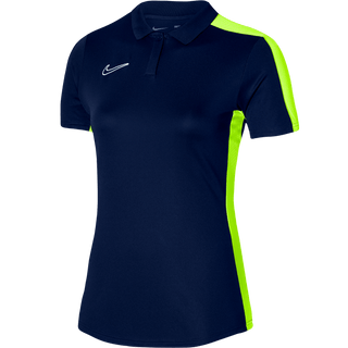 Nike Polo Shirt Nike Womens Academy 23 Polo - Obsidian / Volt