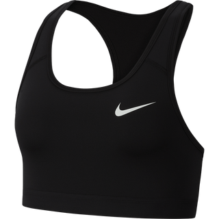 Nike Base Layer Nike Womens Victory Swoosh Medium-Support Sports Bra - Black