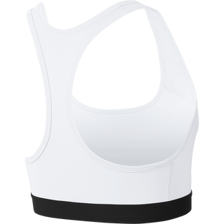 Nike Base Layer Nike Womens Victory Swoosh Medium-Support Sports Bra - White